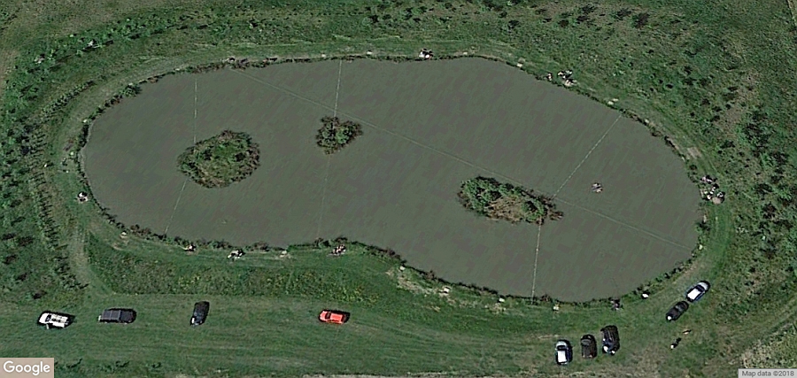 Birkwood carp fishing Mollys Lake Overhead2