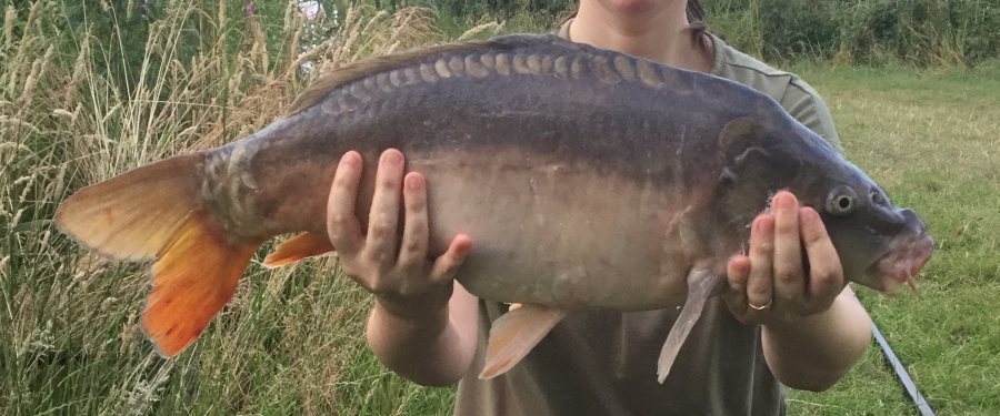 Birkwood carp fishing Oscar Helen Pearson 9lb 070718